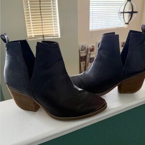 Brown Leather Ankle Boots